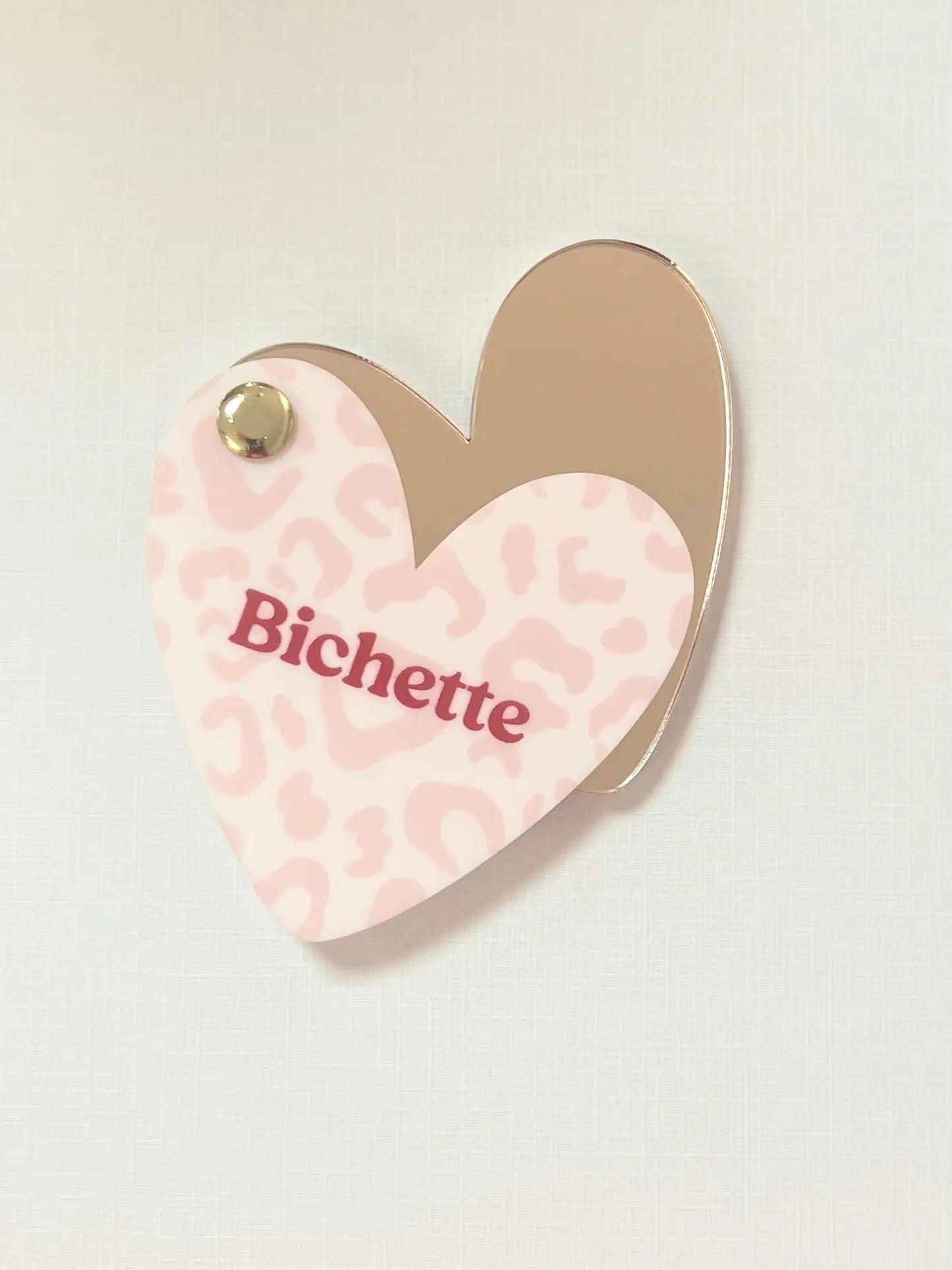 Miroir de poche BICHETTE - BY ARTINE - Print your love
