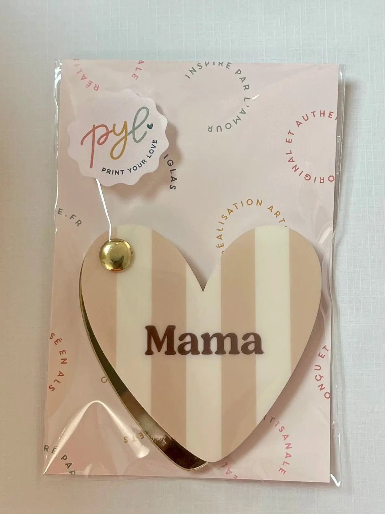Miroir de poche MAMA - BY ARTINE - Print your love