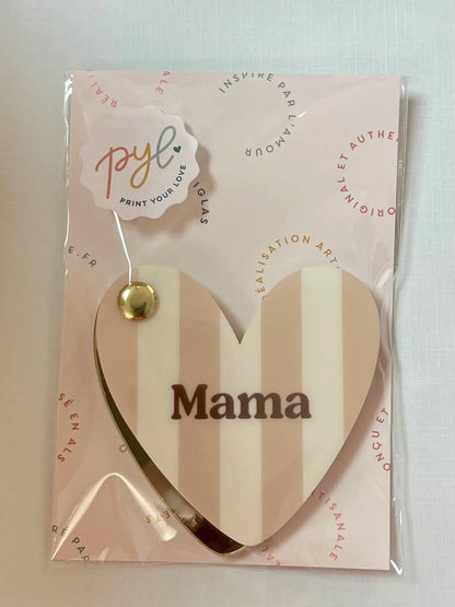 Miroir de poche MAMA - BY ARTINE - Print your love