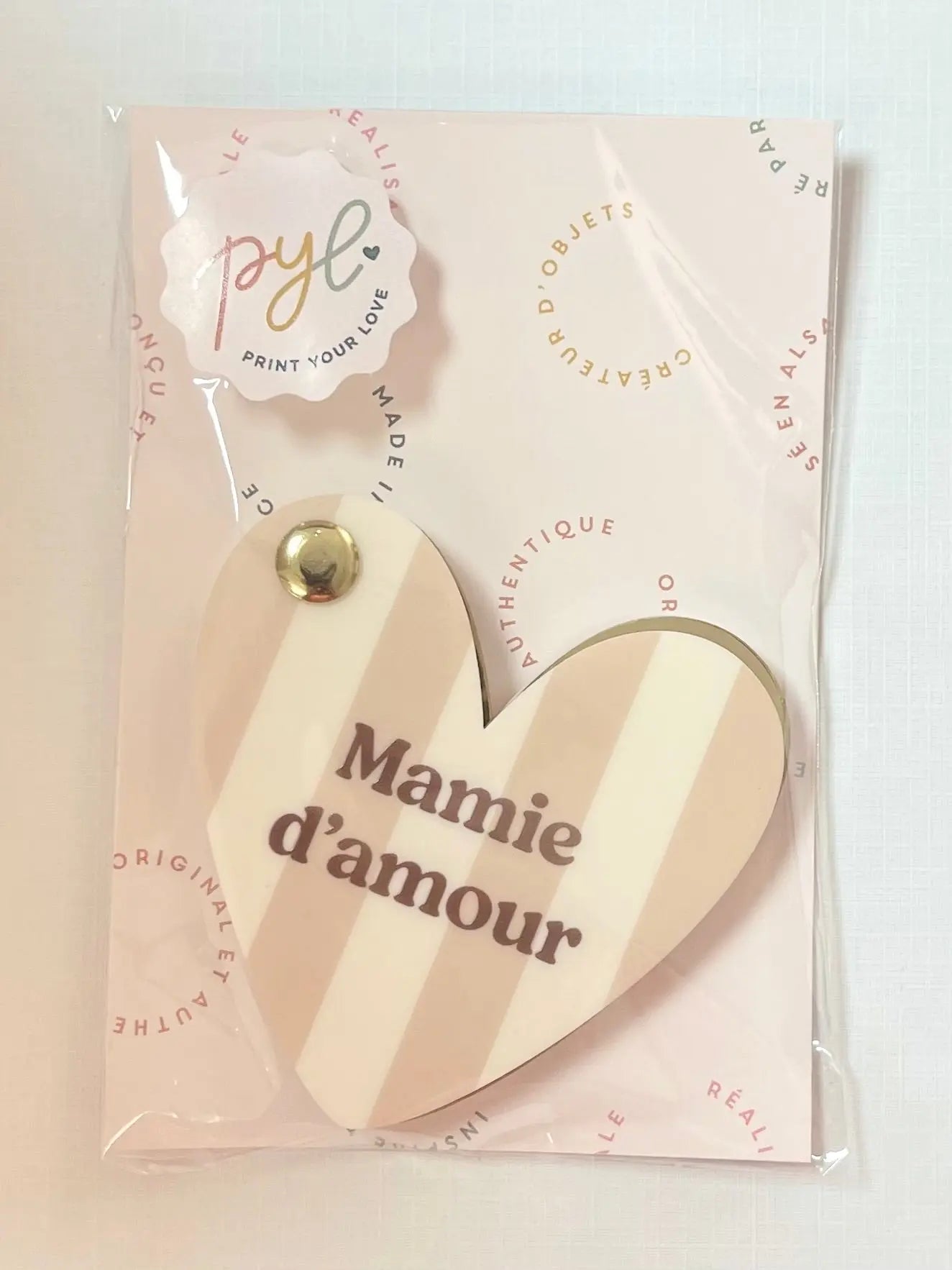 Miroir de poche MAMIE - BY ARTINE - Print your love
