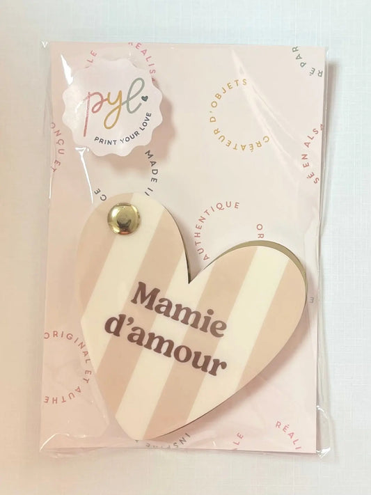 Miroir de poche MAMIE - BY ARTINE - Print your love