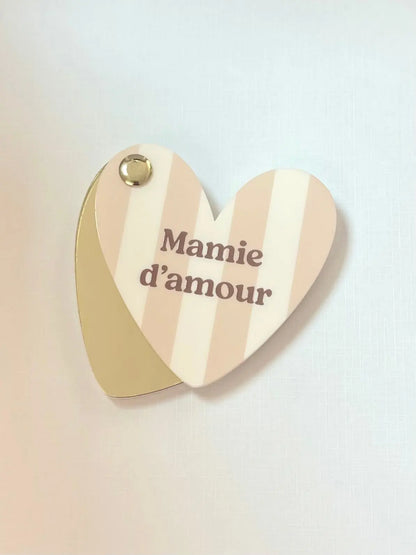 Miroir de poche MAMIE - BY ARTINE - Print your love