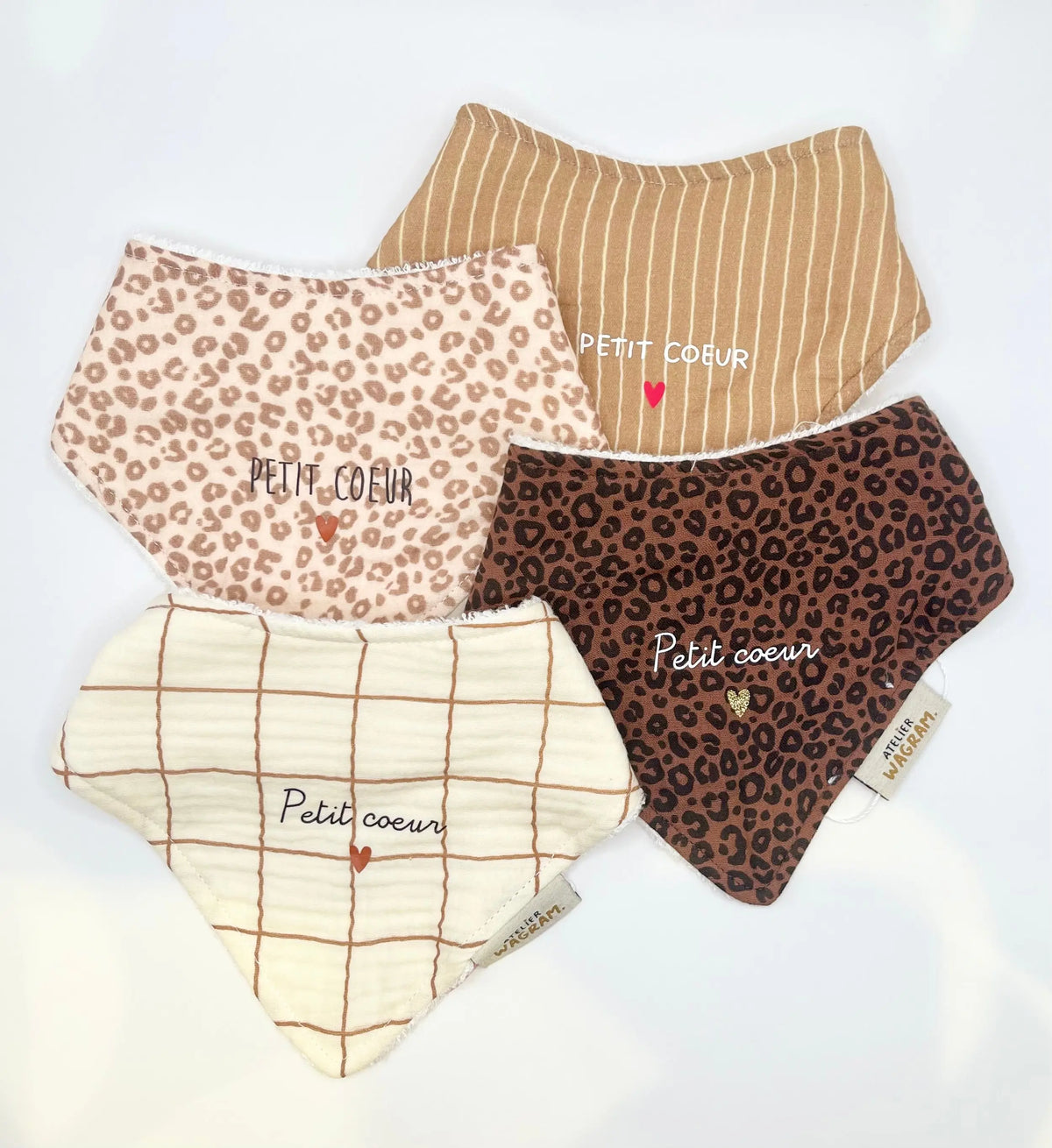 Bavoir bandana Atelier Wagram