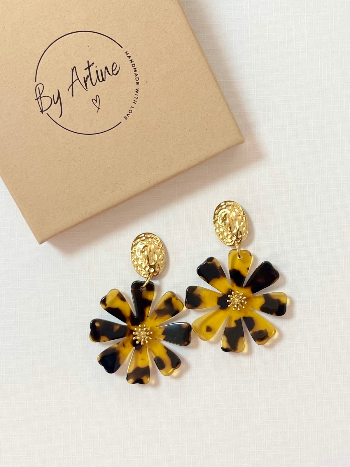 Boucles d'oreilles LES ECAILLES - Marguerites