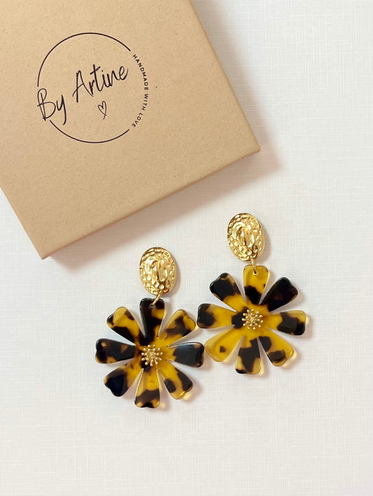 Boucles d'oreilles LES ECAILLES - Marguerites