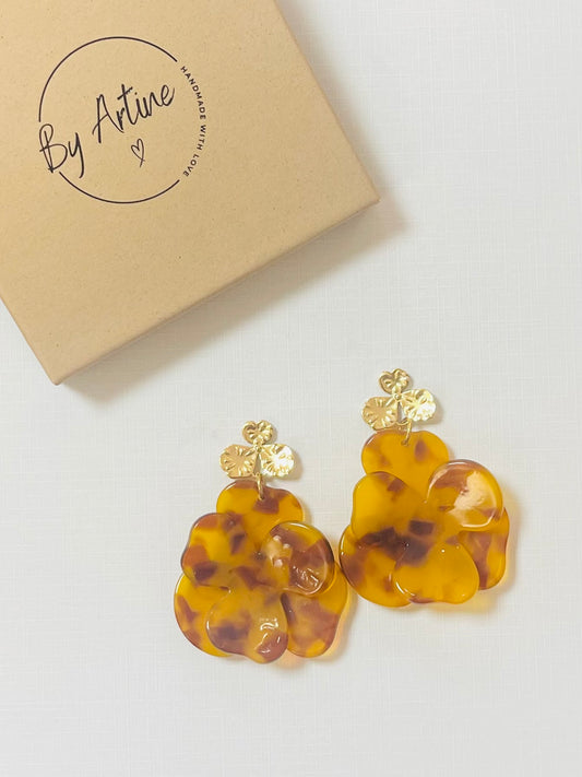 Boucles d'oreilles ETE INDIEN - Big flowers