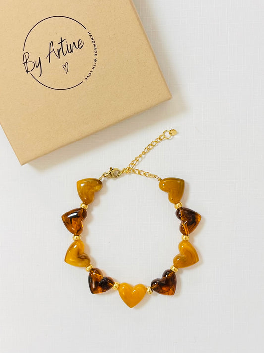 Bracelet coeurs SIENA