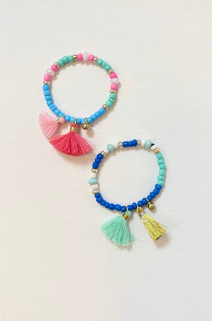 Bracelet enfant "pompons"