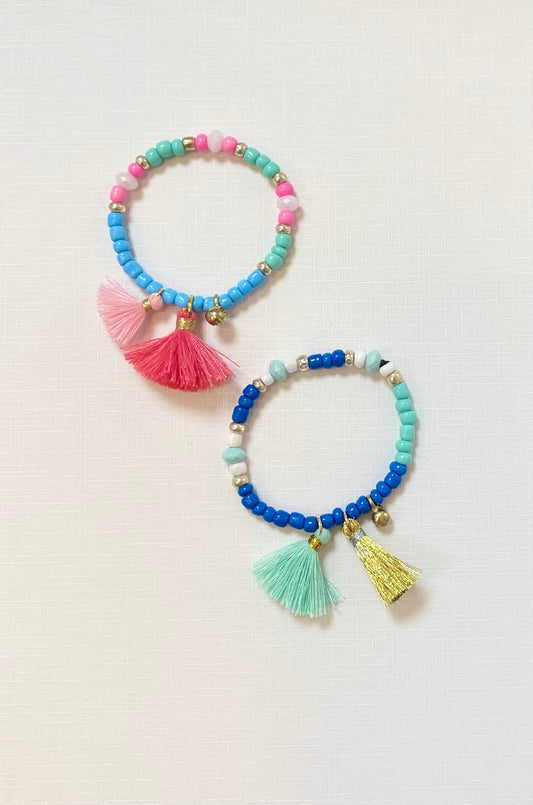 Bracelet enfant "pompons"