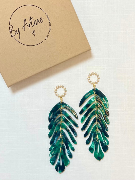 Boucles d'oreilles - Ephémères - Les crazy feuilles