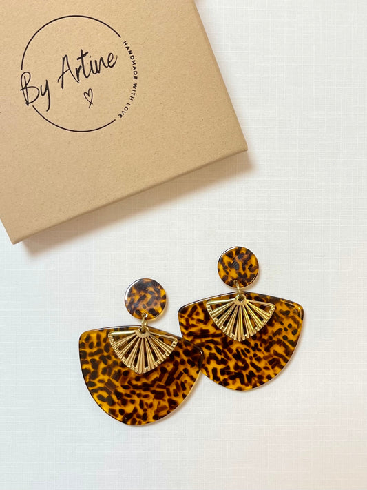 Boucles d'oreilles - Graou - éventails