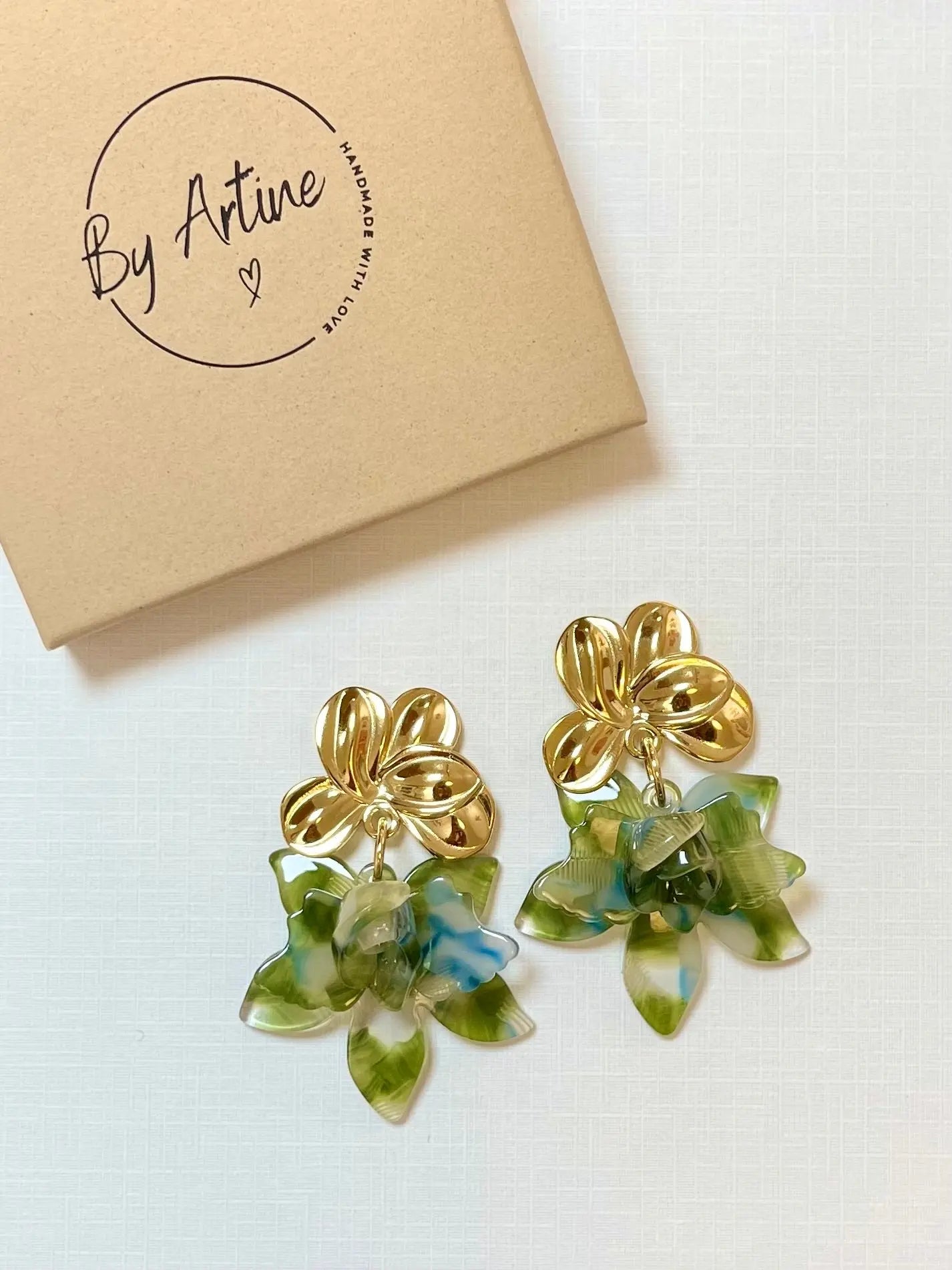 Boucles d'oreilles - Ephémères - Flowers BY ARTINE
