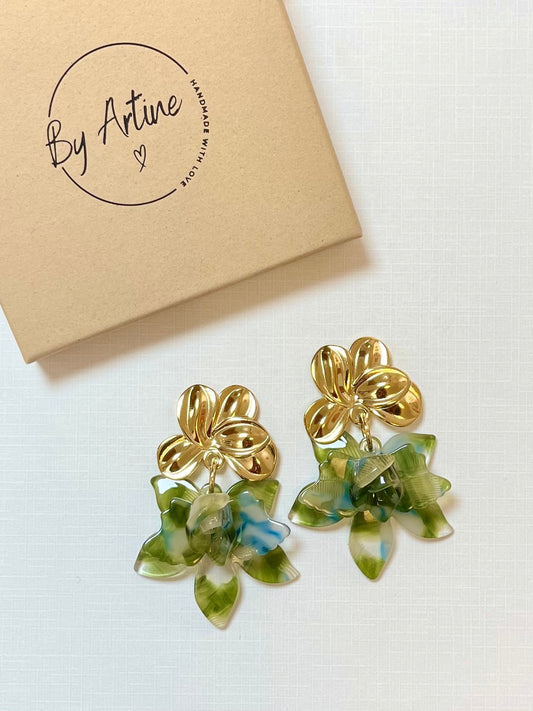 Boucles d'oreilles - Ephémères - Flowers BY ARTINE