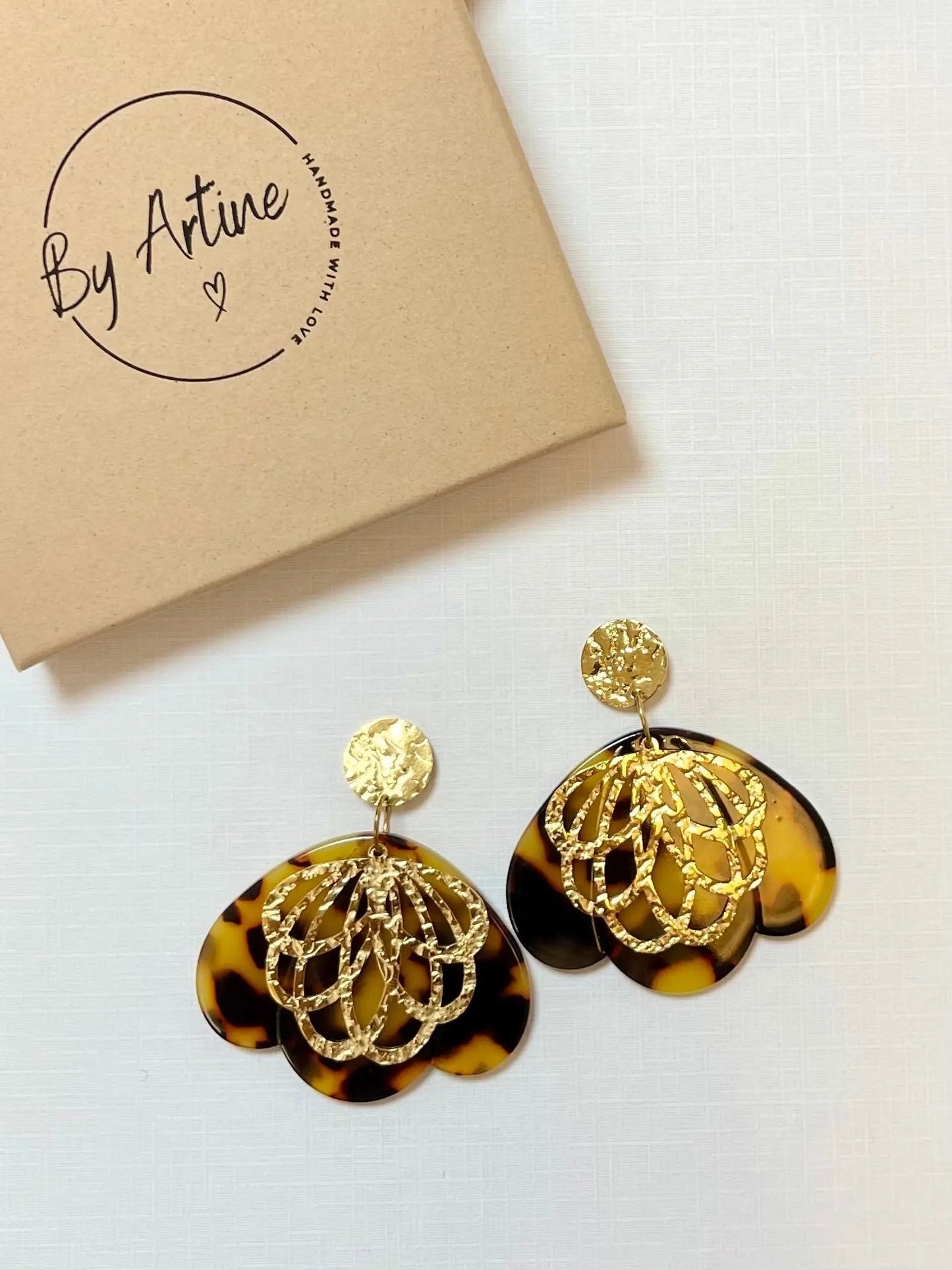 Boucles d'oreilles - Les écailles - arabesques BY ARTINE