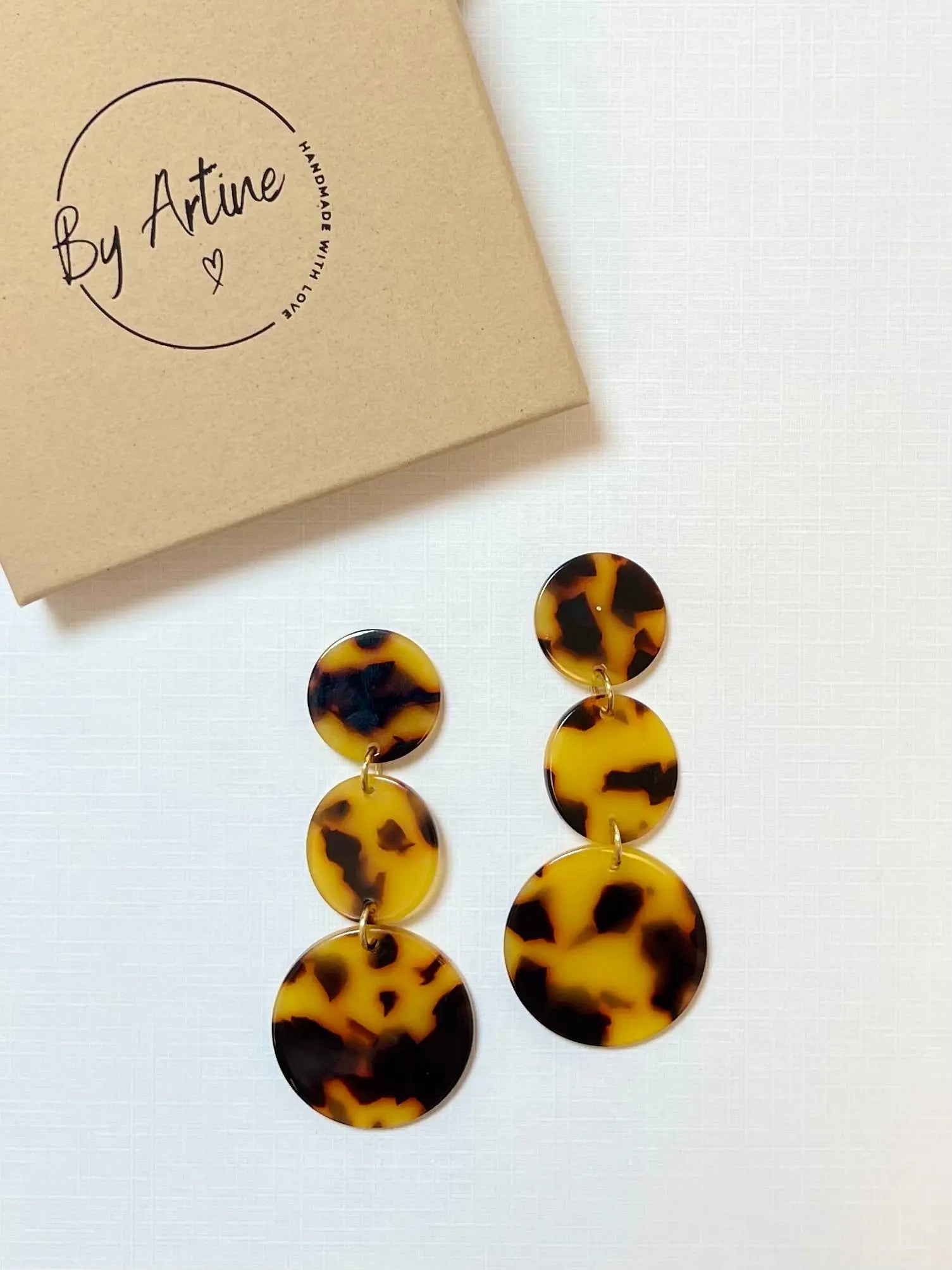 Boucles d'oreilles - Les écailles - Trio de ronds BY ARTINE