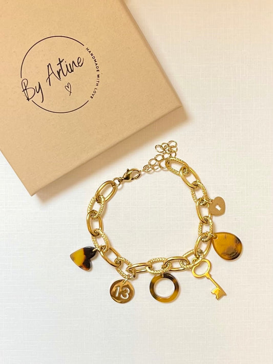 Bracelet - Les écailles - porte bonheur