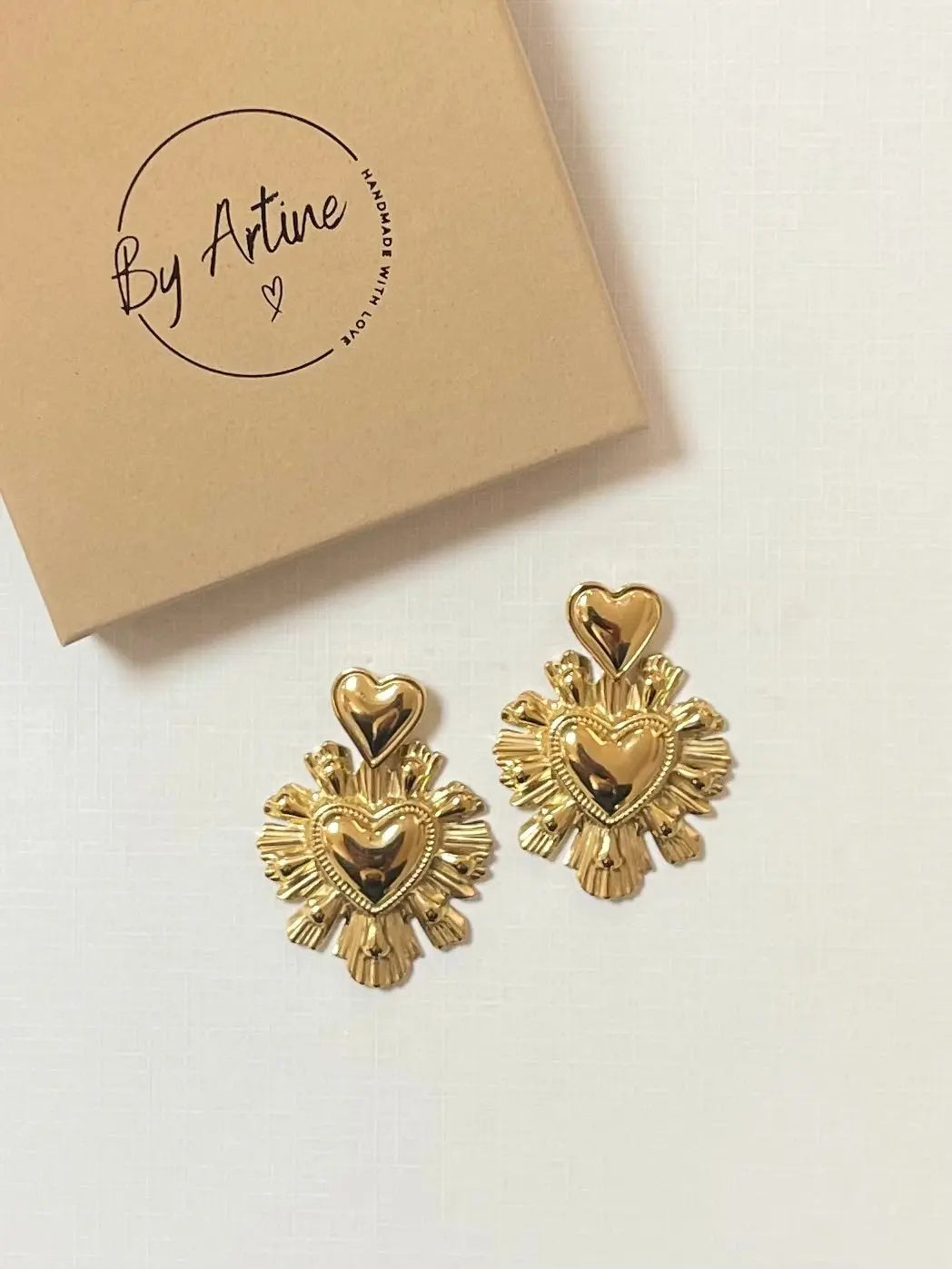 Boucles d'oreilles - Big Love - ex voto BY ARTINE