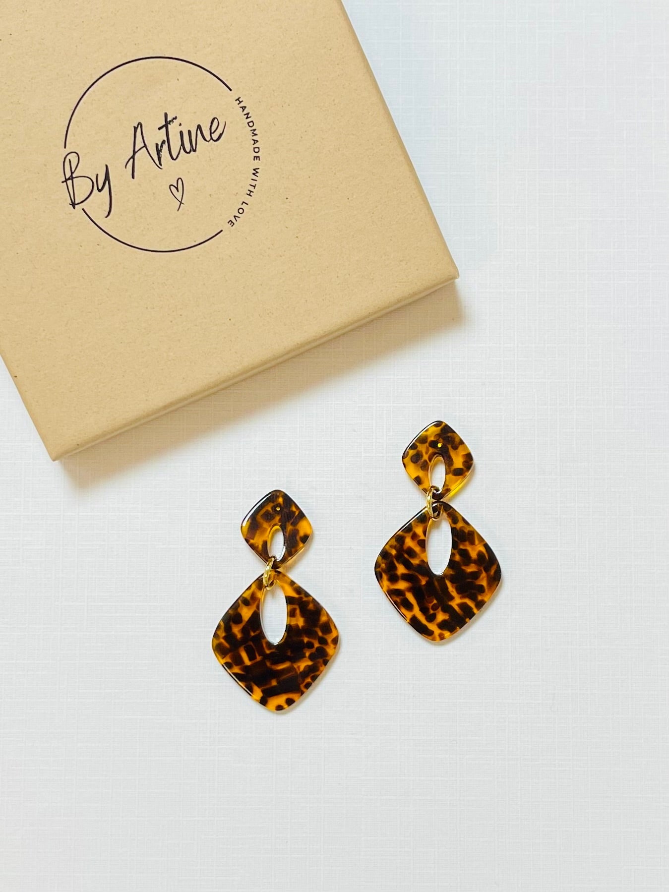 Boucles d'oreilles - Graou - losanges BY ARTINE