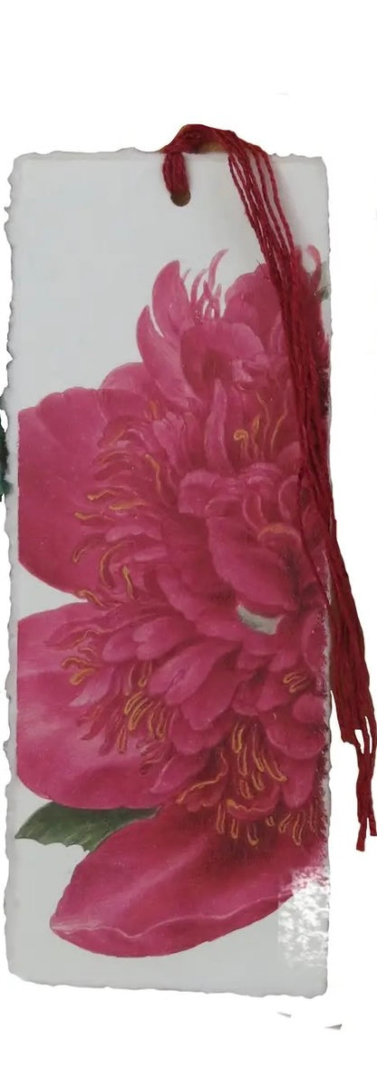Marque-page - pivoines