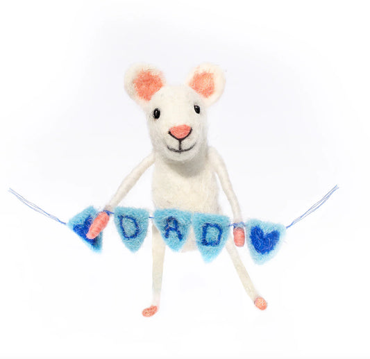 Souris guirlande Dad