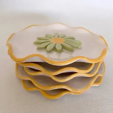 Porte-savon céramique - fleur Pipa and happy