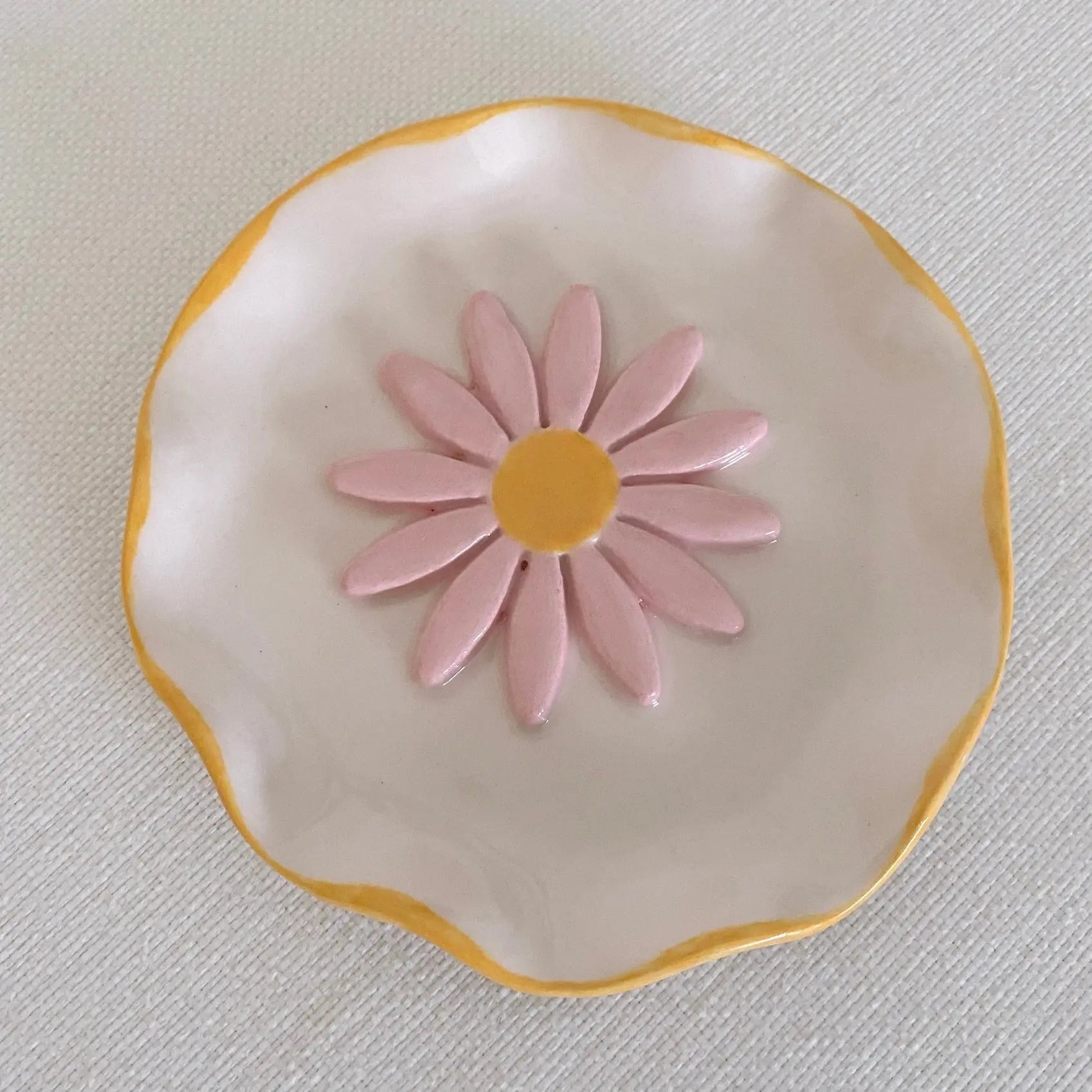 Porte-savon céramique - fleur Pipa and happy