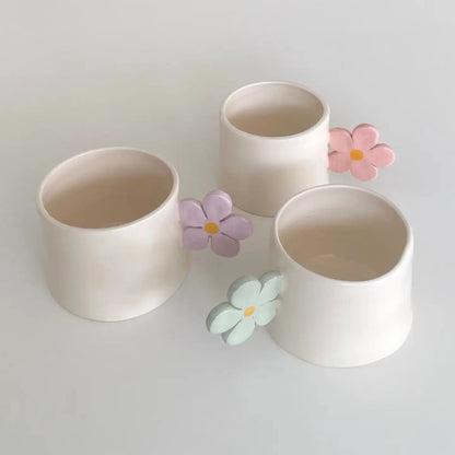 Tasse céramique - fleur Pipa and happy