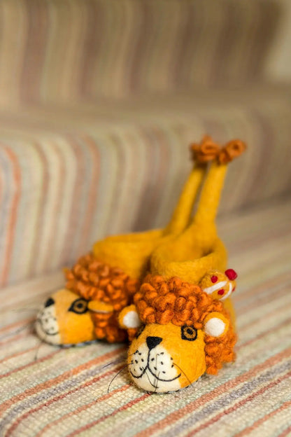Chaussons enfant - Lion Sew Heart Felt